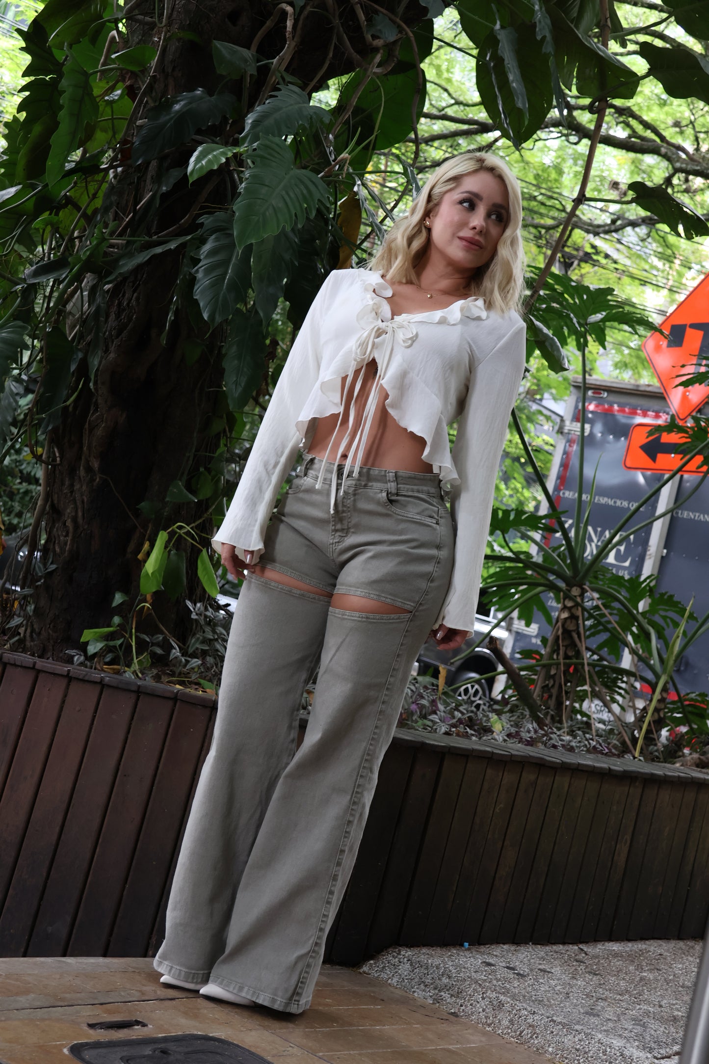 JEANS PALAZZO