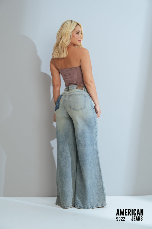 JEANS PALAZZO