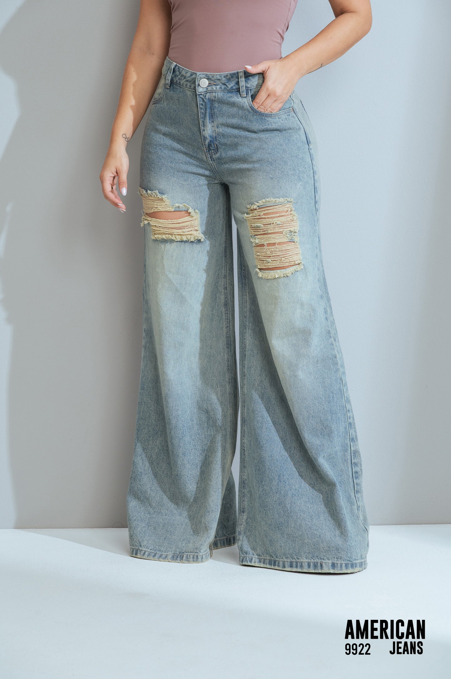 JEANS PALAZZO